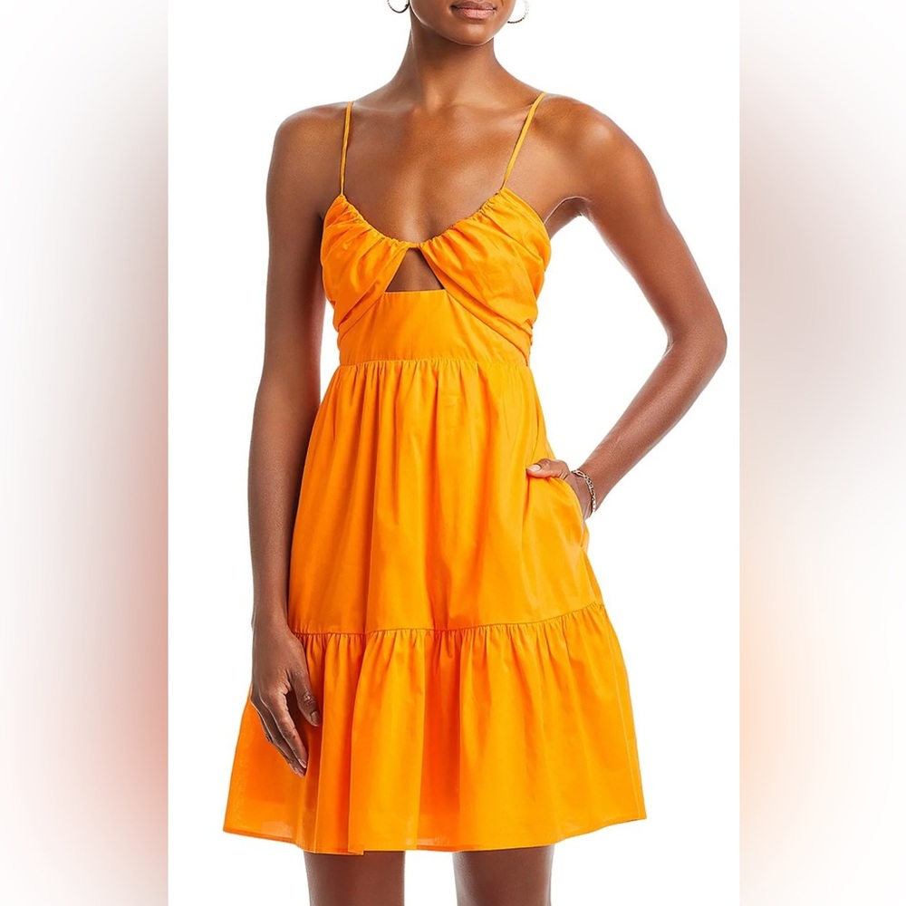 NWOT Rails Chrissy cotton mini fit&flare dress.